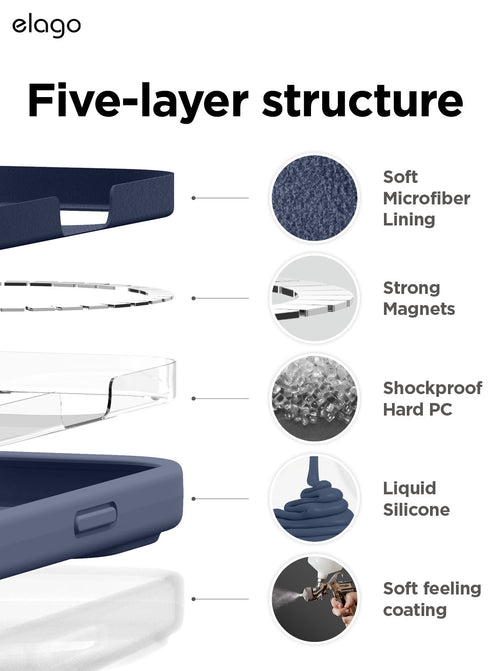 elago iPhone 14 Pro Case Silicone (MagSafe)